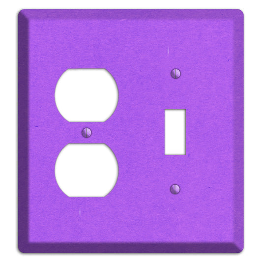 Dark Orchid Kraft Duplex / Toggle Wallplate