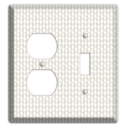 Simple Scandanavian Style C Duplex / Toggle Wallplate