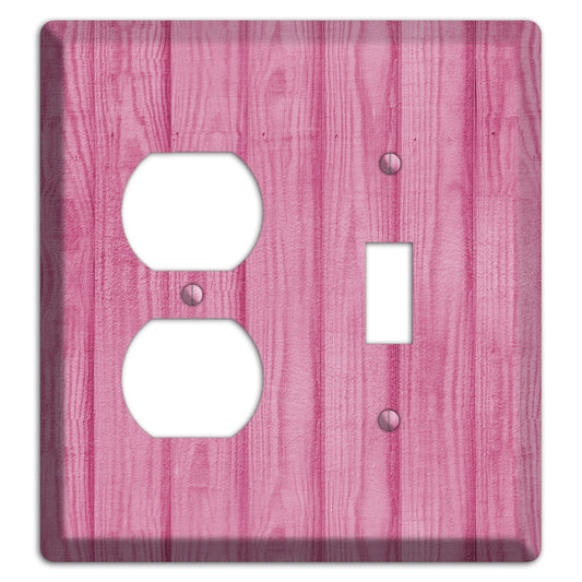 Can Can Pink Texture Duplex / Toggle Wallplate