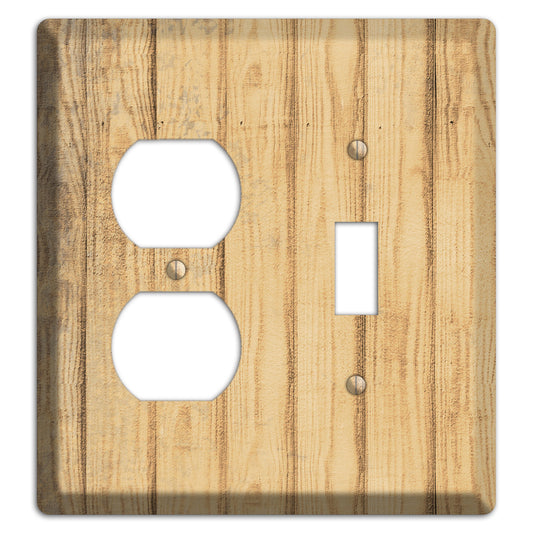 Twine Weathered Wood Duplex / Toggle Wallplate