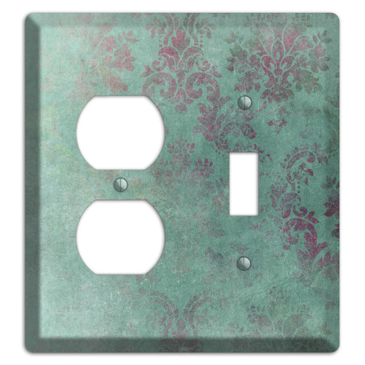 Corduroy Whimsical Damask Duplex / Toggle Wallplate