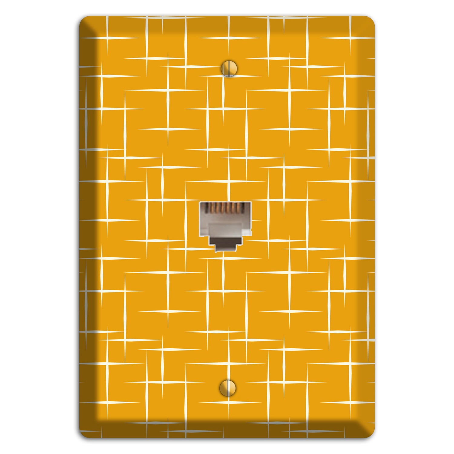 Orange Atomic Phone Wallplate