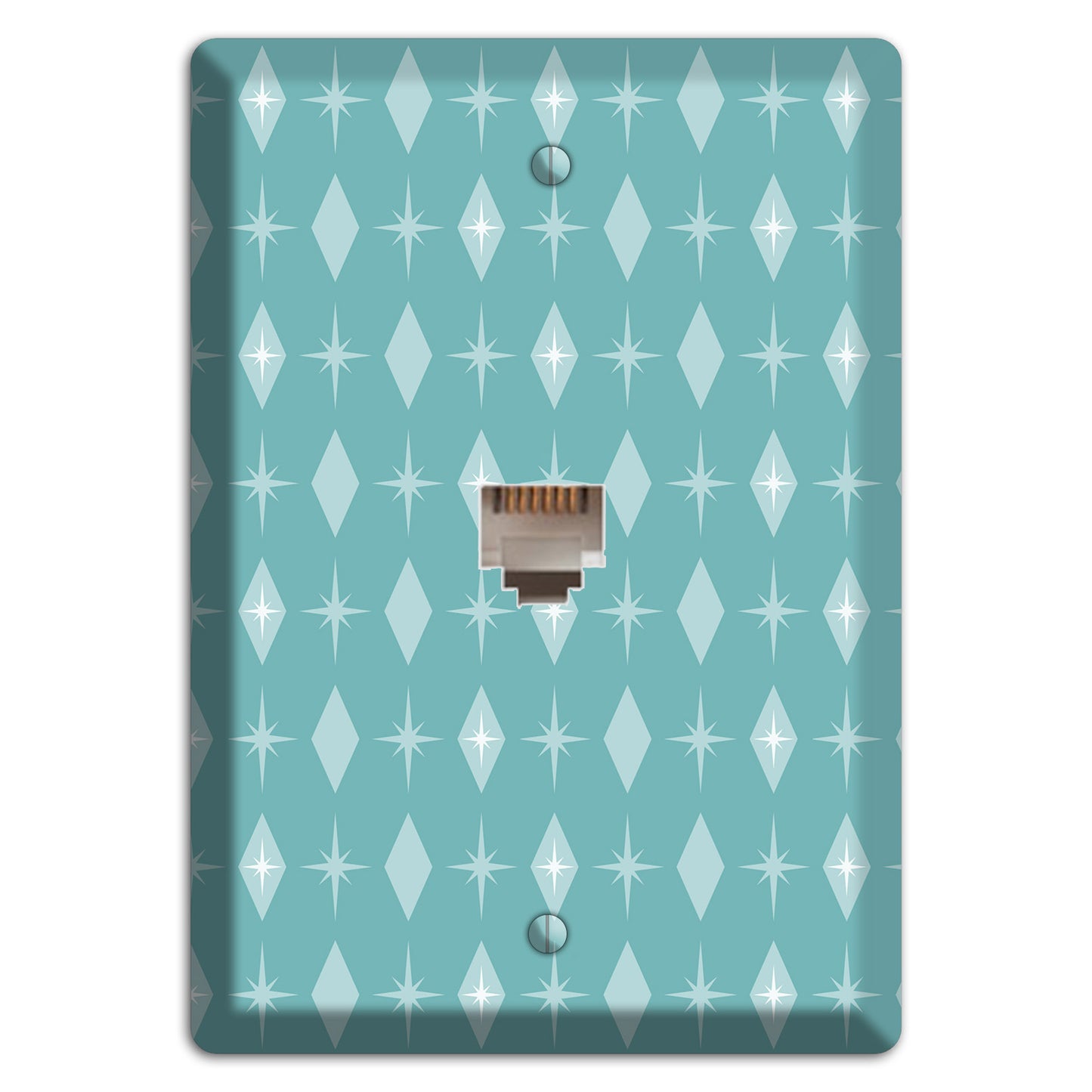 Blue Diamon Phone Wallplate