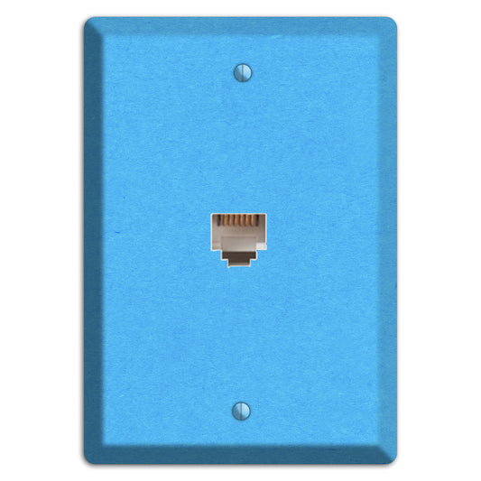 Maya Blue Kraft Phone Wallplate