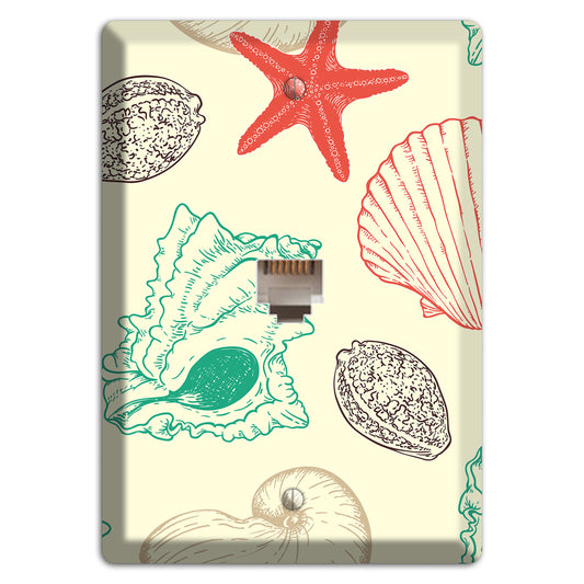 Shells 2 Phone Wallplate