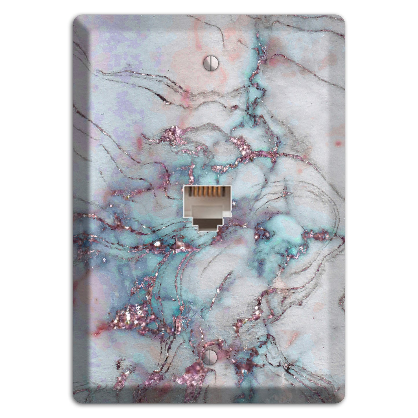 Half Baked Marble Phone Wallplate