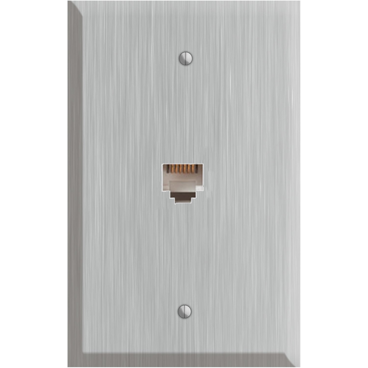 Oversized Discontinued Stainless Steel Phone Wallplate