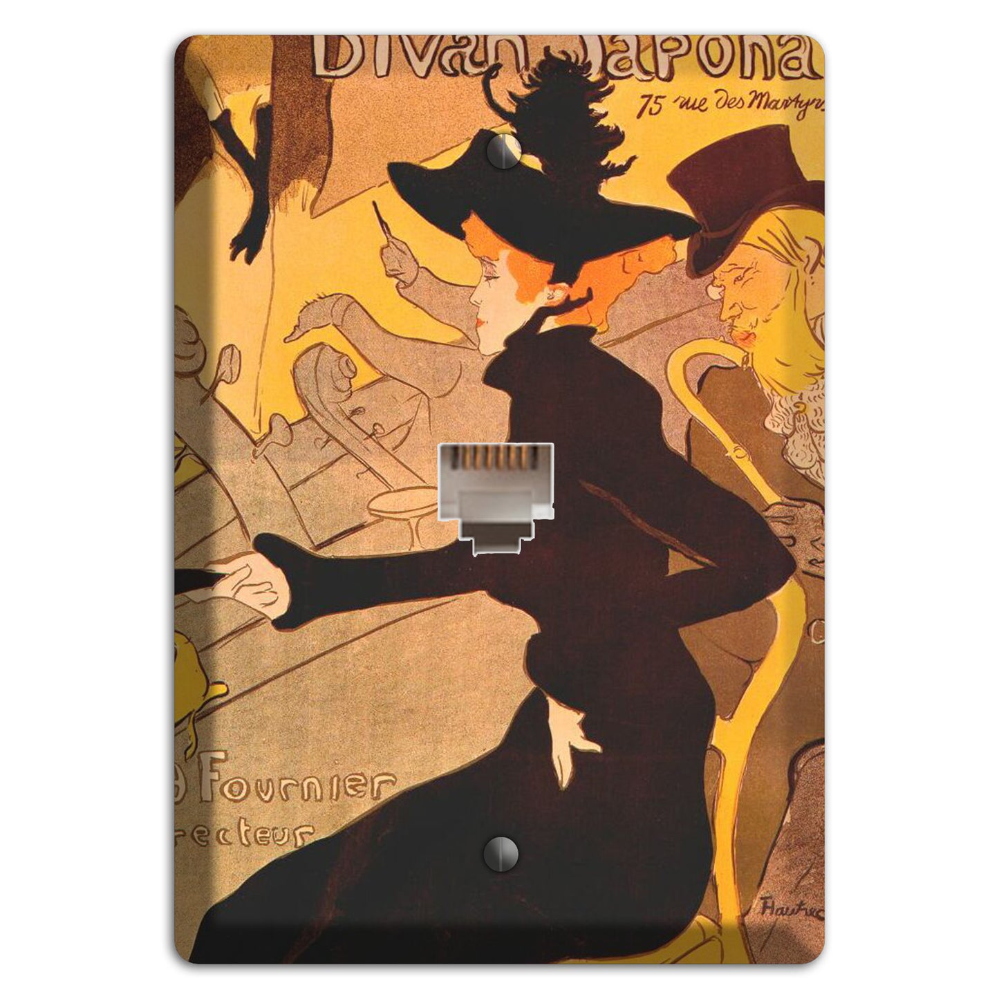 Divan Japonais Vintage Poster Phone Wallplate