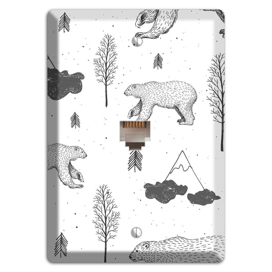 Wildlife Bear Phone Wallplate