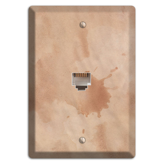 Aged Paper 2 Phone Wallplate