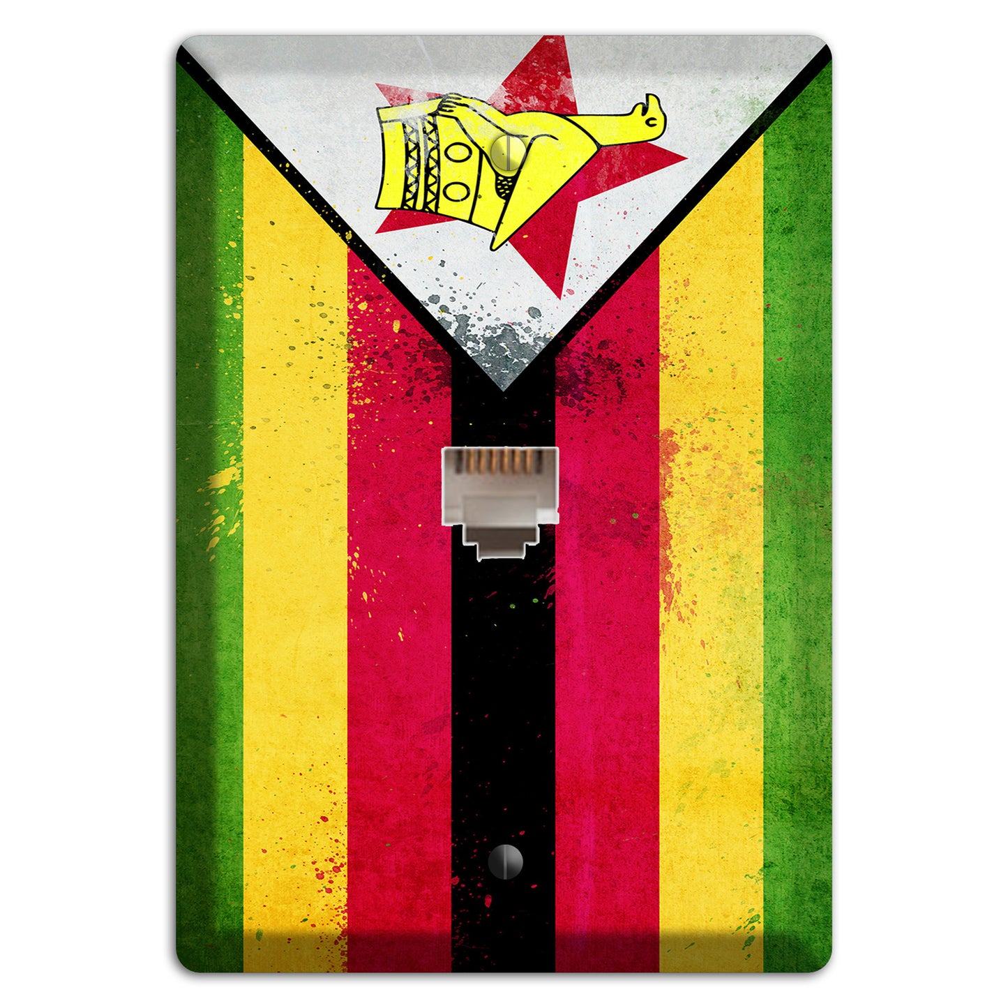 Zimbabwe Cover Plates Phone Wallplate