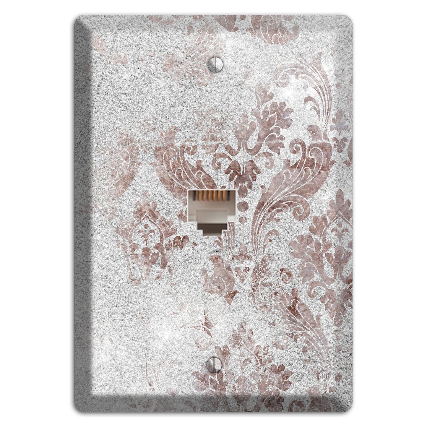 Nobel Whimsical Damask Phone Wallplate