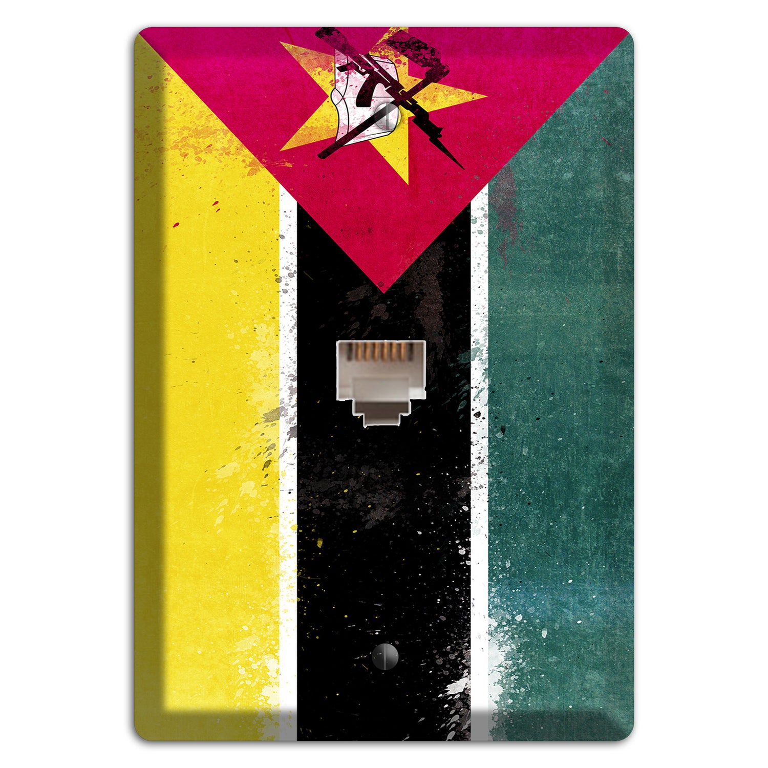 Mozambique Cover Plates Phone Wallplate