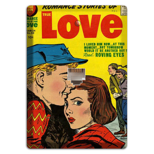 Love Vintage Comics Phone Wallplate