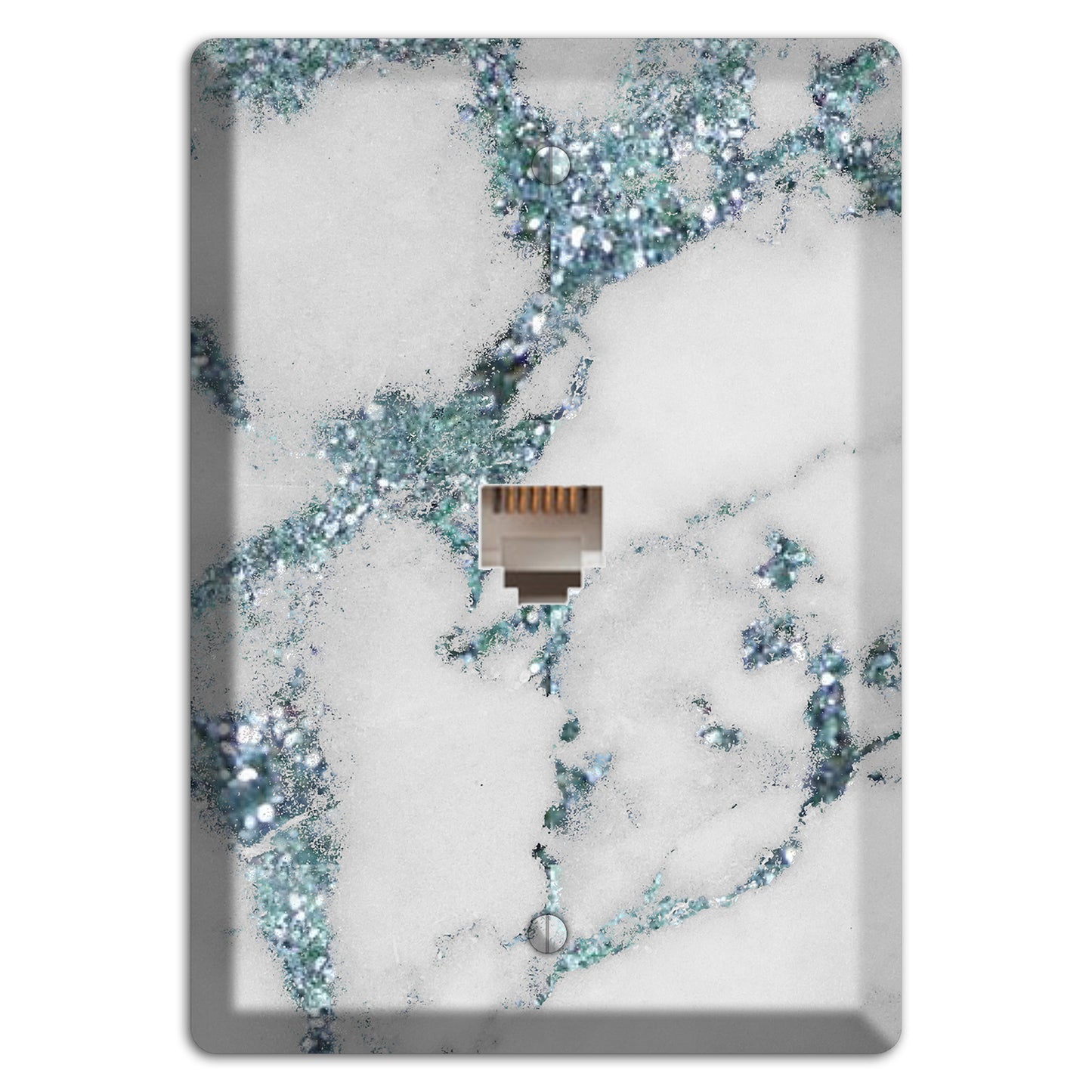 Gumbo Marble Phone Wallplate