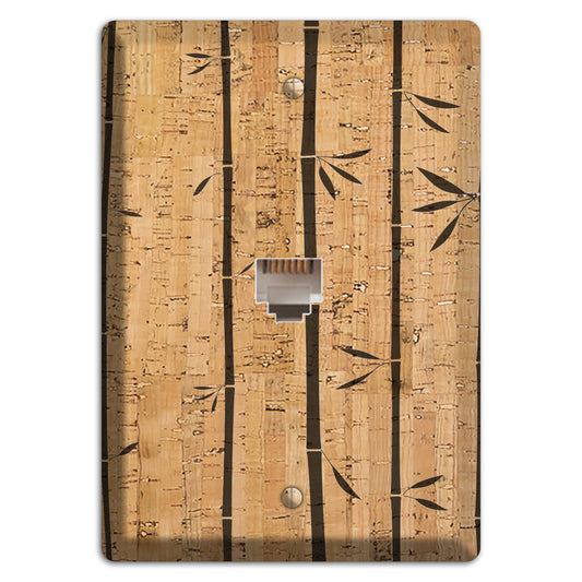 Bamboo Cork Phone Wallplate