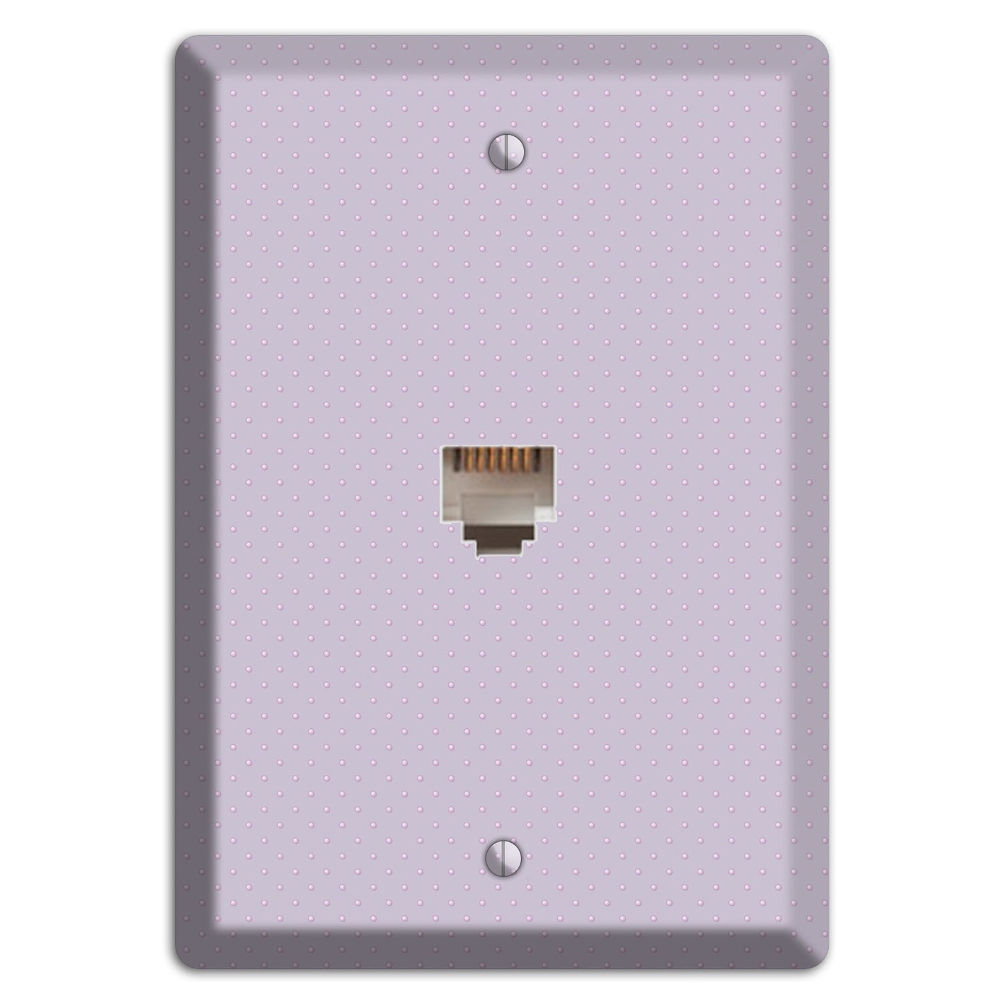 Lavende with Tiny Dots Phone Wallplate