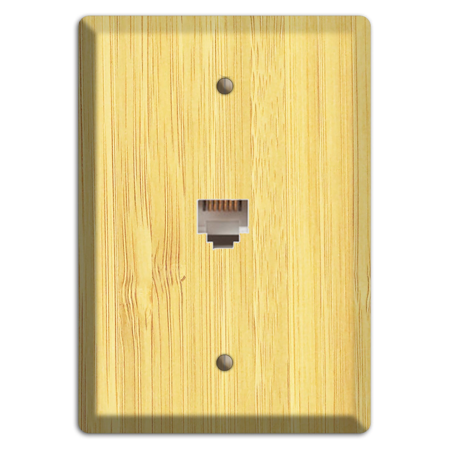 Natural Bamboo Wood Phone Hardware with Plate