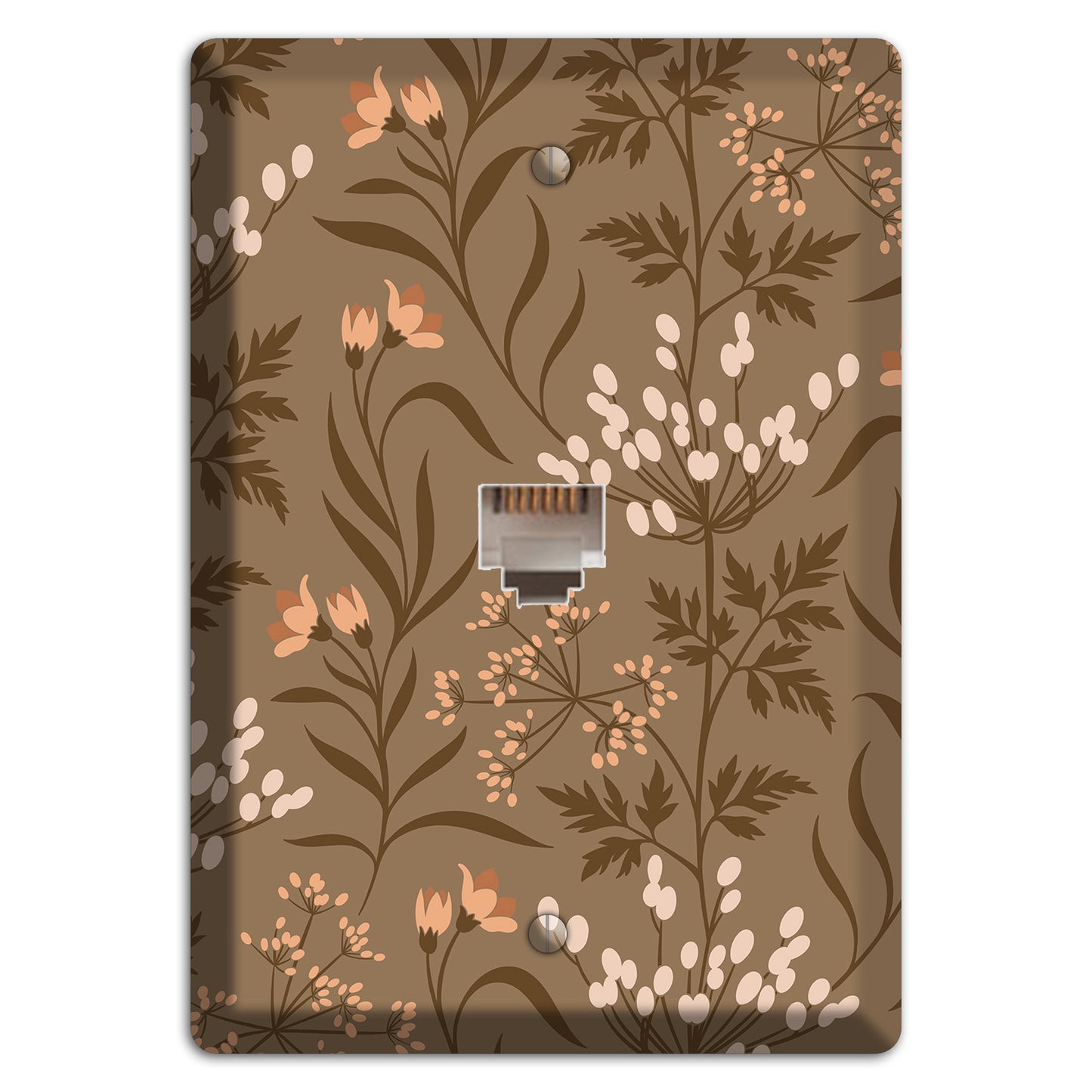 Fall Floral 2 Phone Wallplate