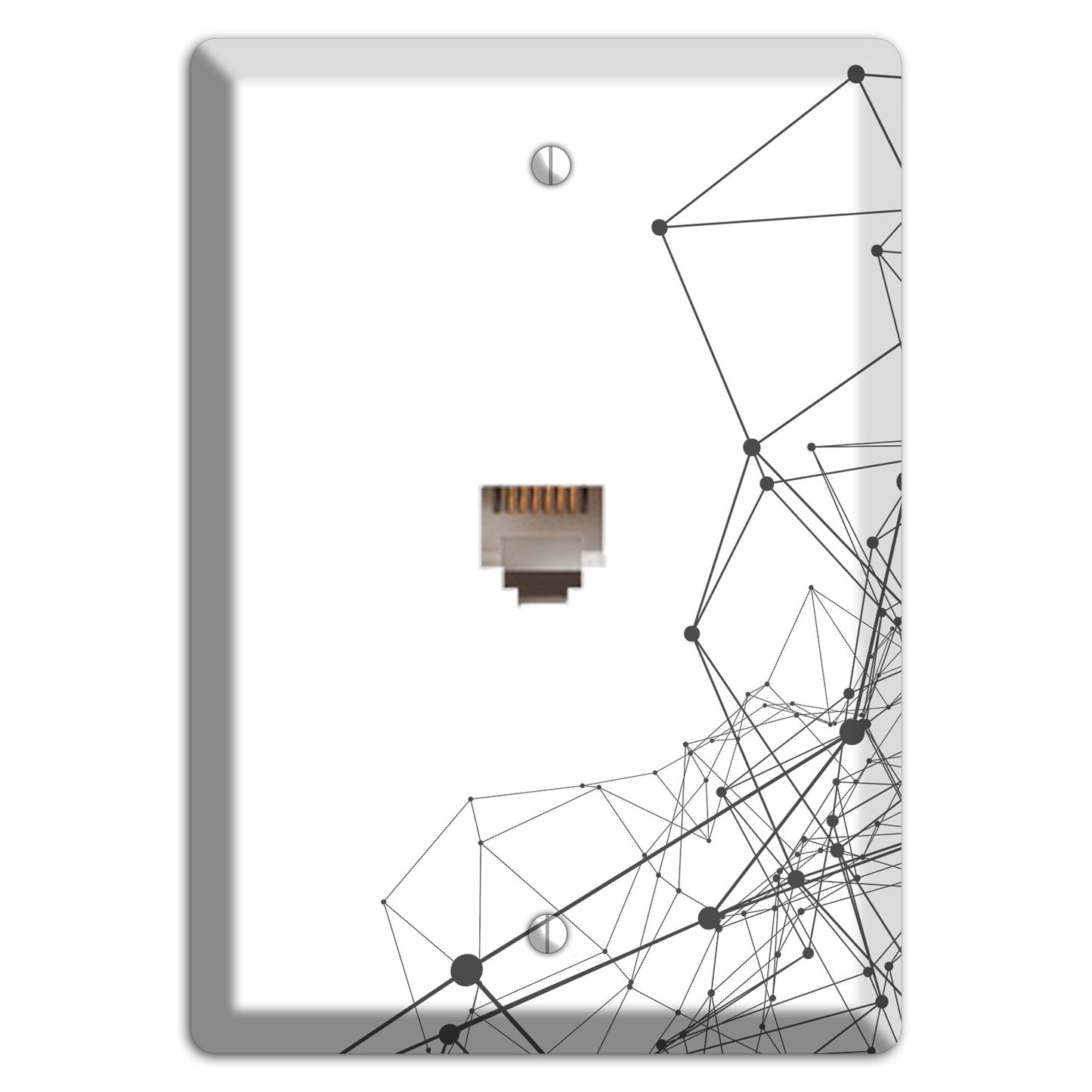 Linear C Phone Wallplate