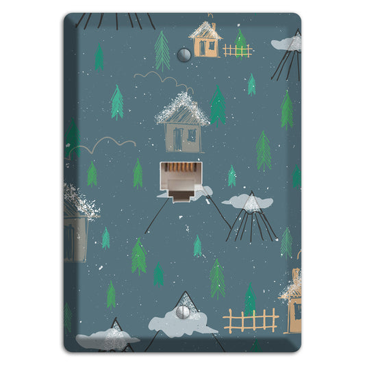 Wildlife Neighborhoods 1 Phone Wallplate