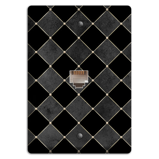 Edgar Allen Poe Diamond Phone Wallplate