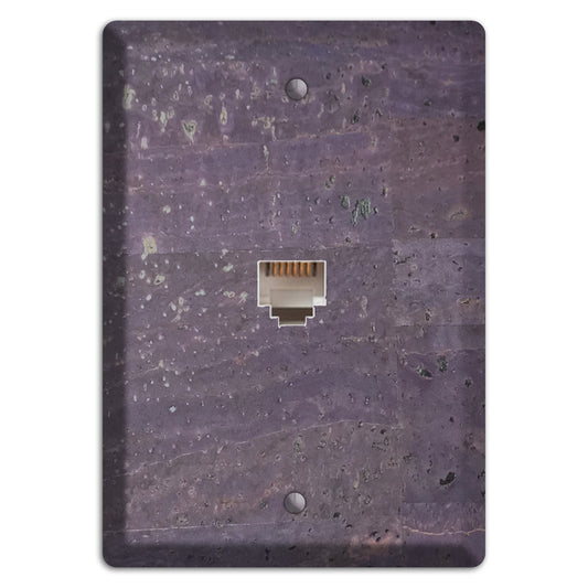 Eggplant Cork Phone Wallplate