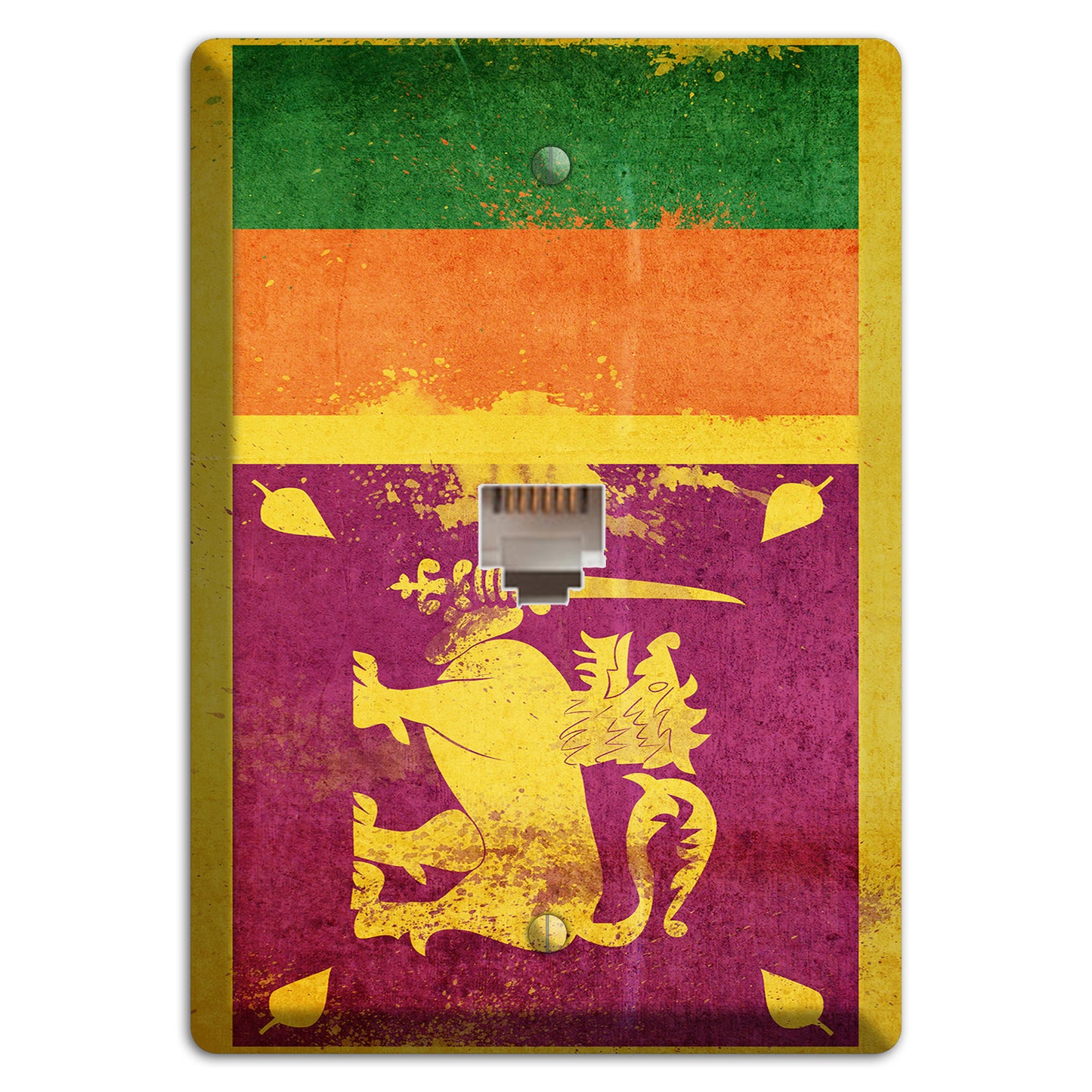 Sri Lanka Cover Plates Phone Wallplate