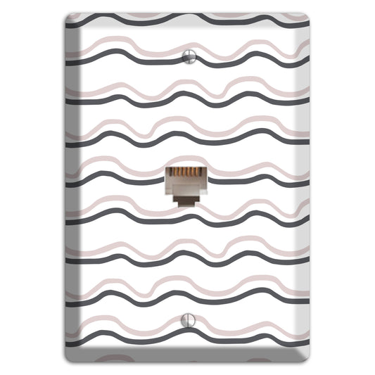 Abstract 30 Phone Wallplate