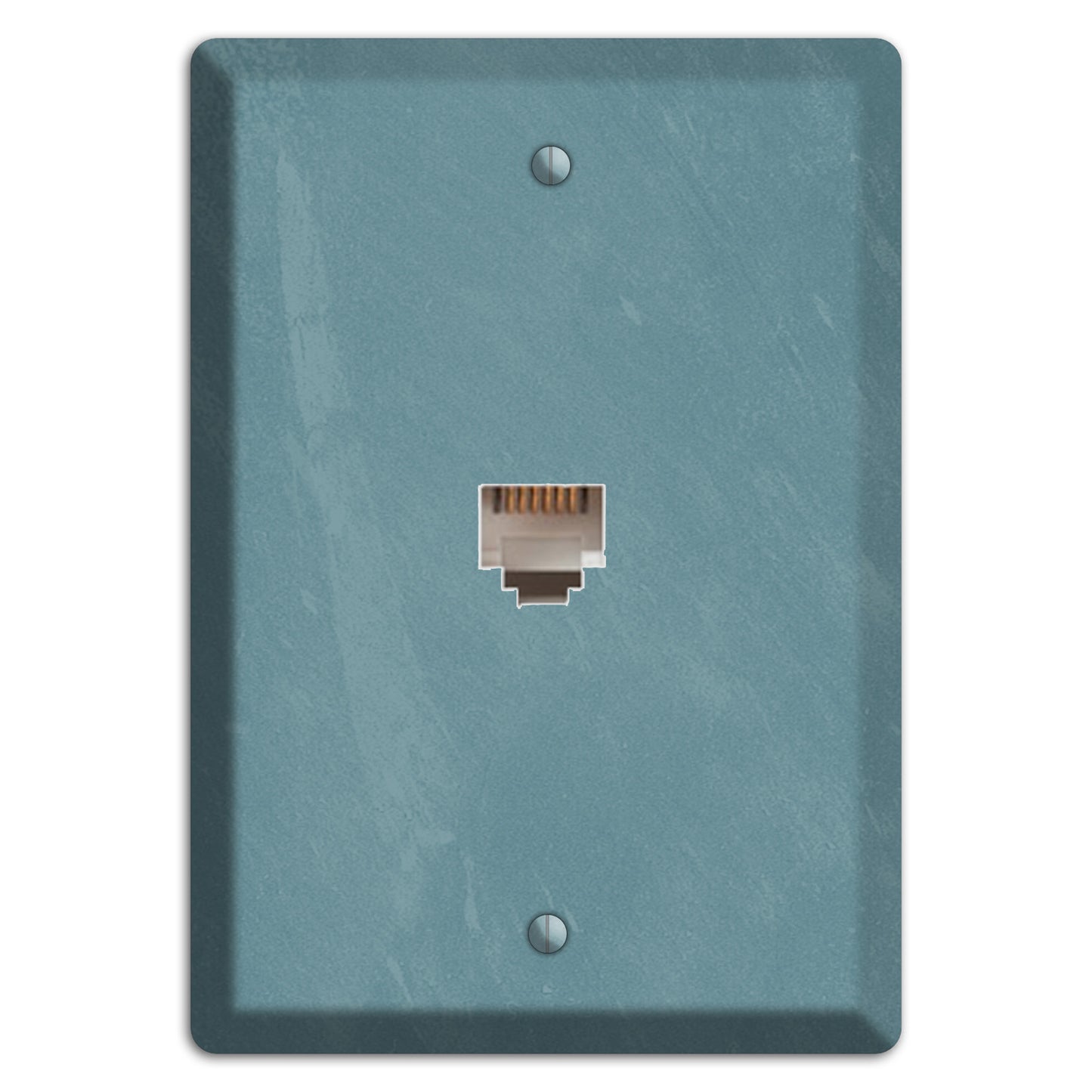 Chalk Teal Phone Wallplate