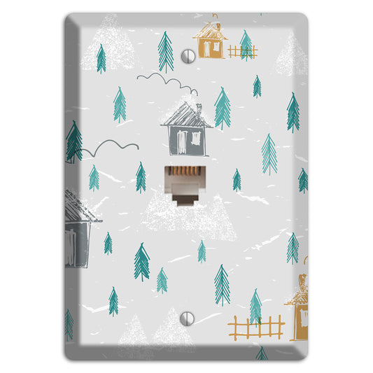 Wildlife Neighborhoods 2 Phone Wallplate