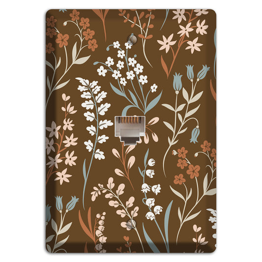 Fall Floral 1 Phone Wallplate