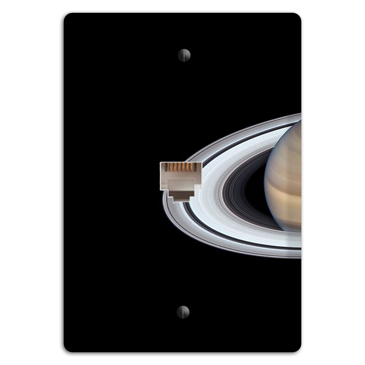 Saturn Phone Wallplate