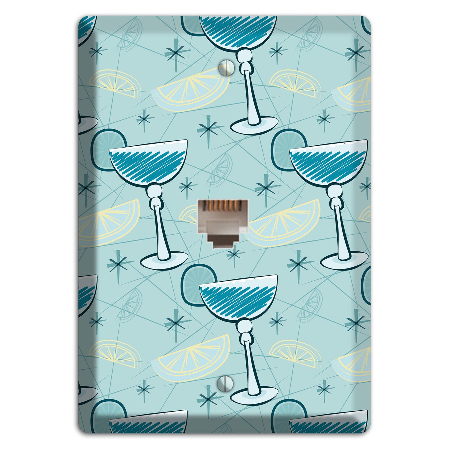 Cocktails Phone Wallplate