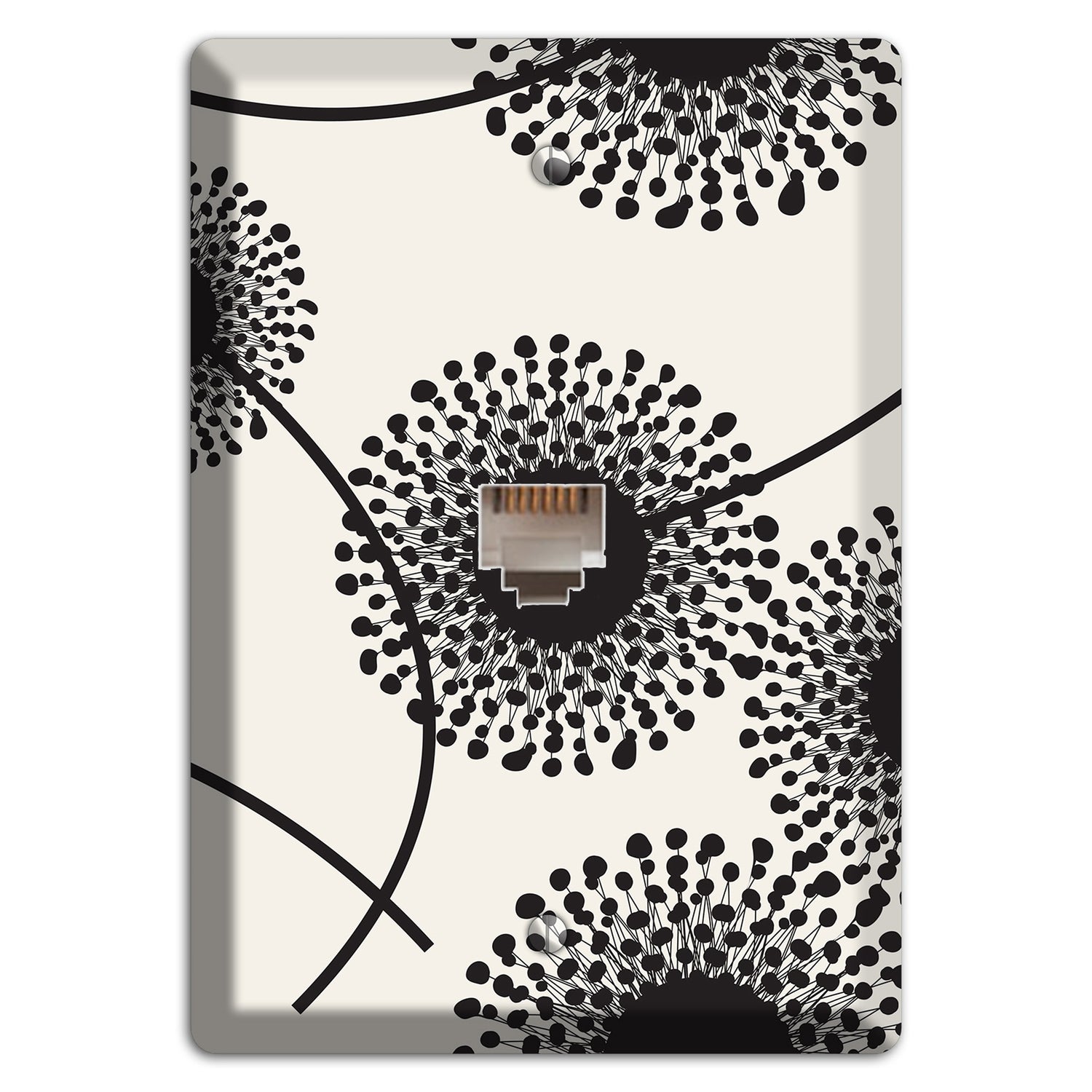 Simple Dandelion Phone Wallplate