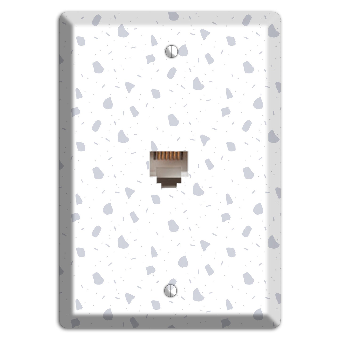 Abstract 9 Phone Wallplate