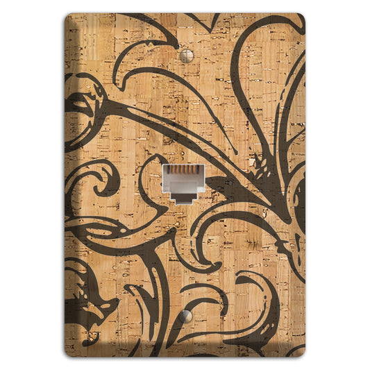 Victorian Cork Phone Wallplate