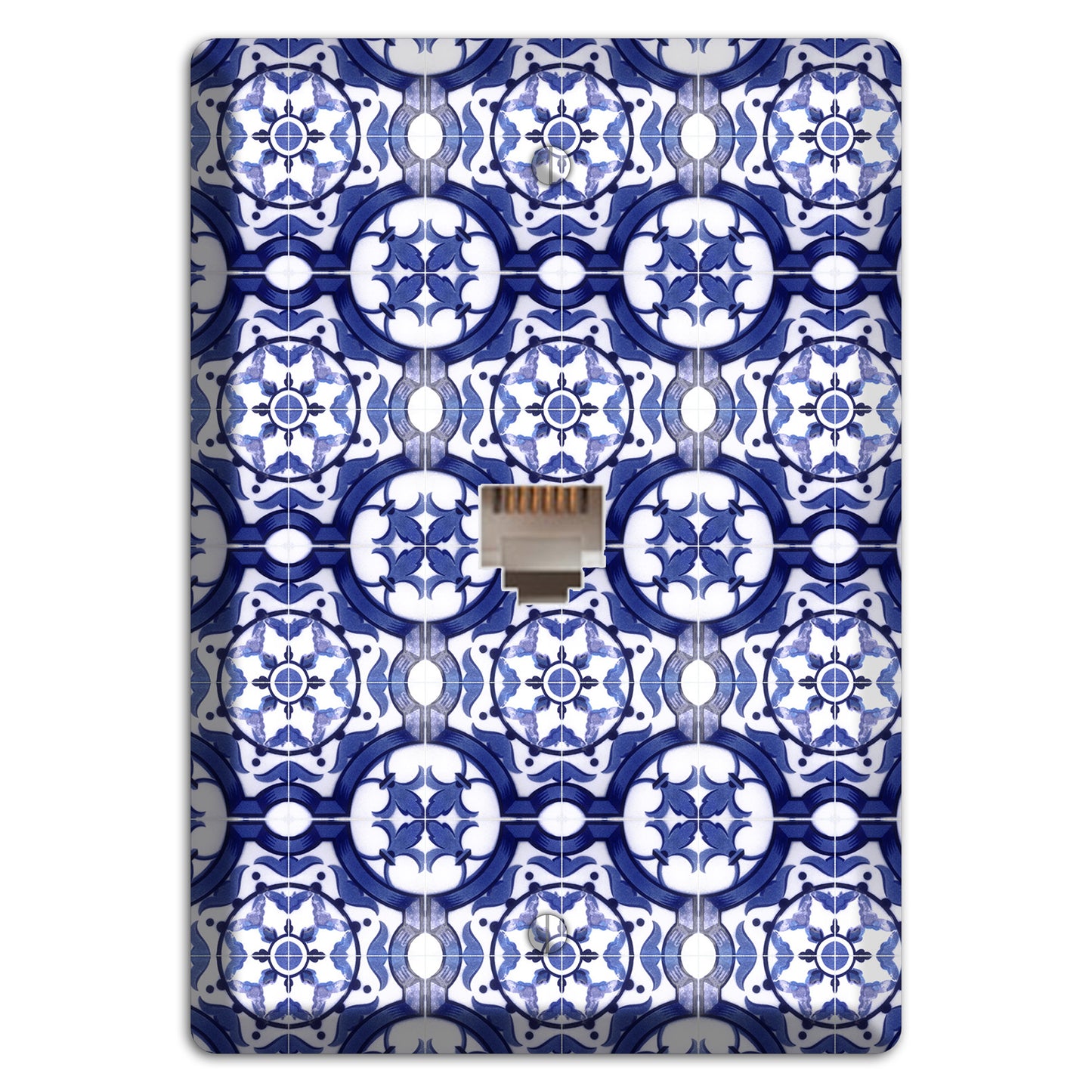 Tavira Tiles 10 Phone Wallplate