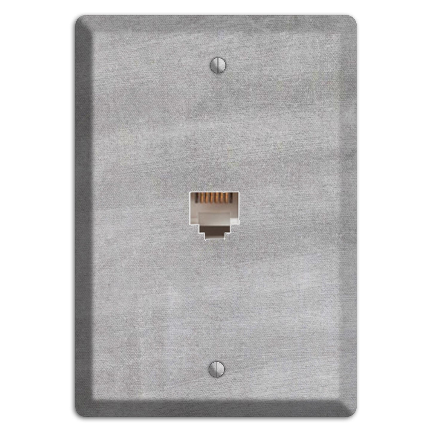 Chalk Light Grey Phone Wallplate