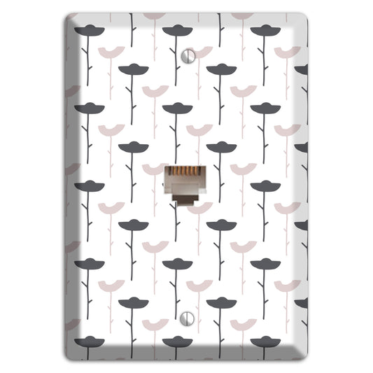 Abstract 6 Phone Wallplate