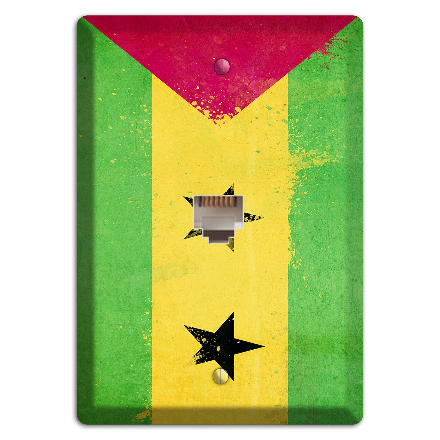 Sao Tome and principe Cover Plates Phone Wallplate