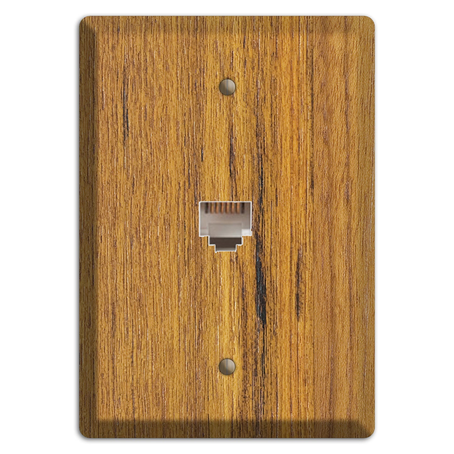 Teak Wood Phone Hardware with Plate