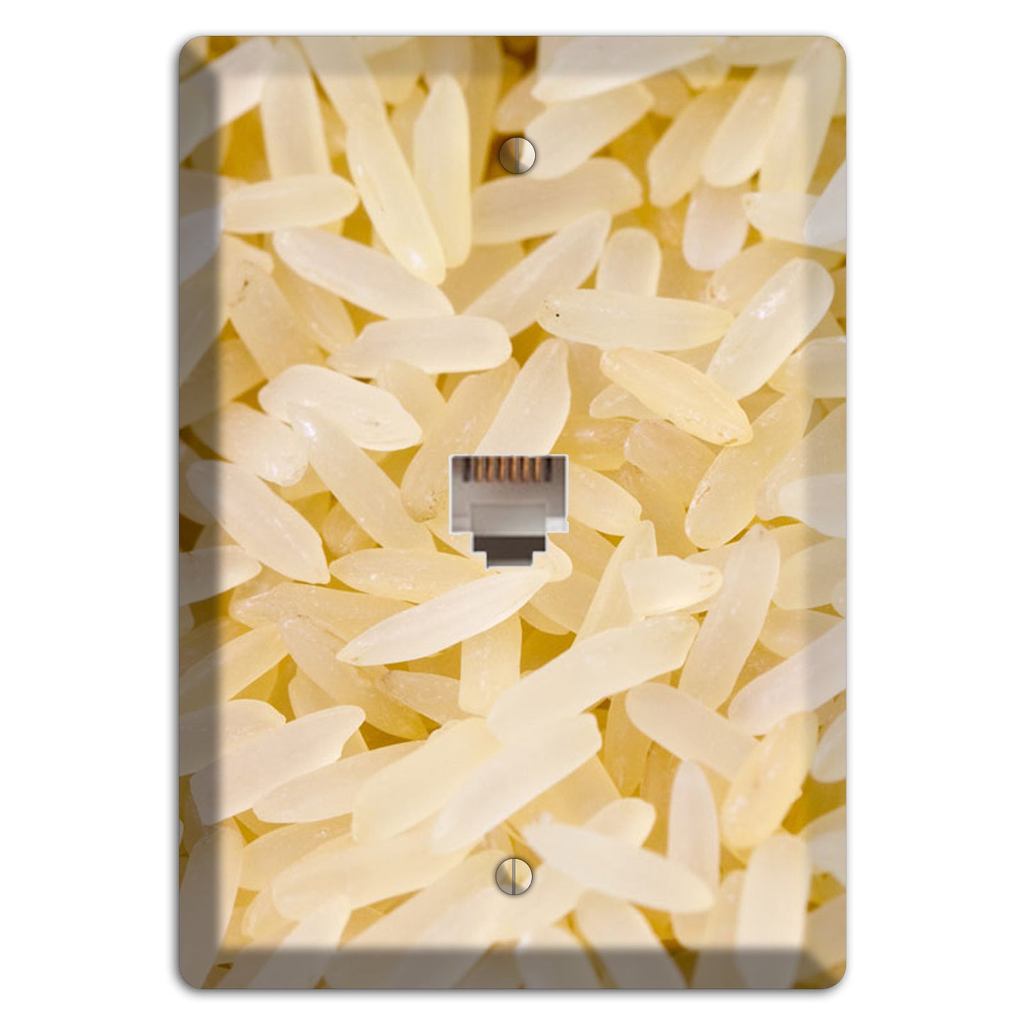 Rice Phone Wallplate