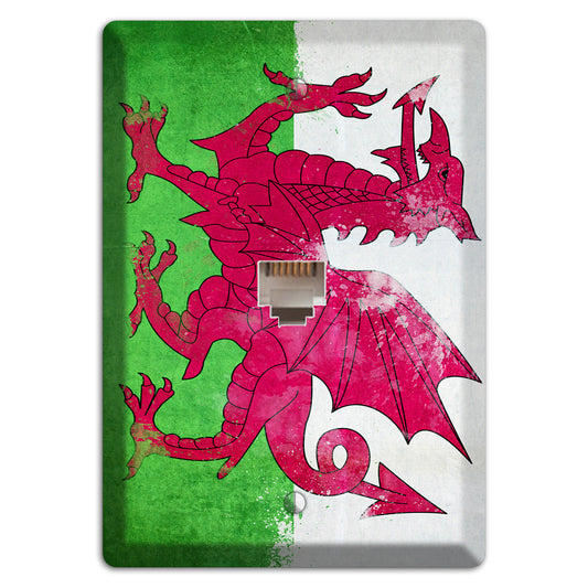 Wales Cover Plates Phone Wallplate