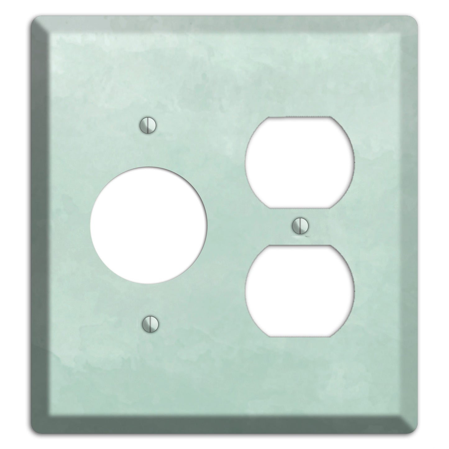 Sea Foam Green Ombre Receptacle / Duplex Wallplate