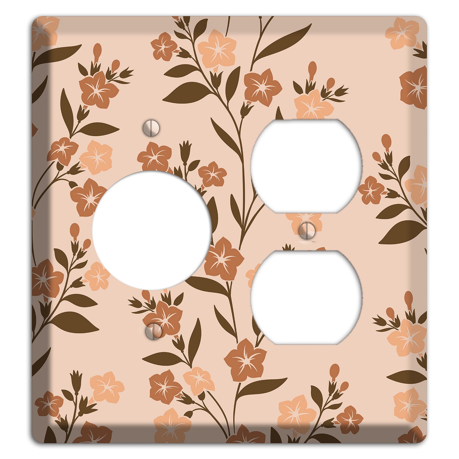 Spring Floral 2 Receptacle / Duplex Wallplate