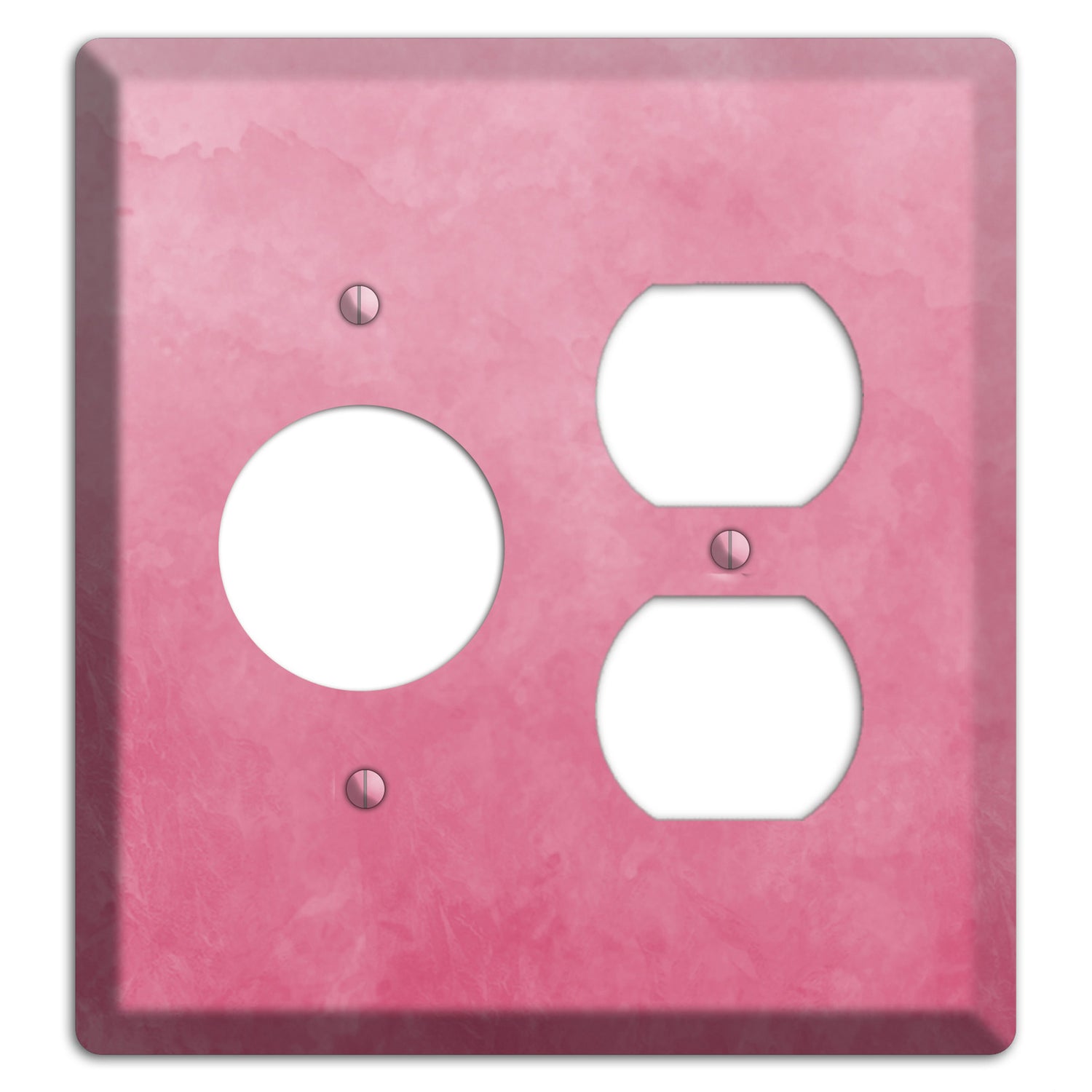 Pink Ombre Receptacle / Duplex Wallplate