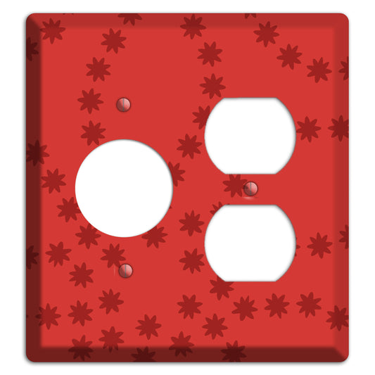 Multi Red Constellation Receptacle / Duplex Wallplate