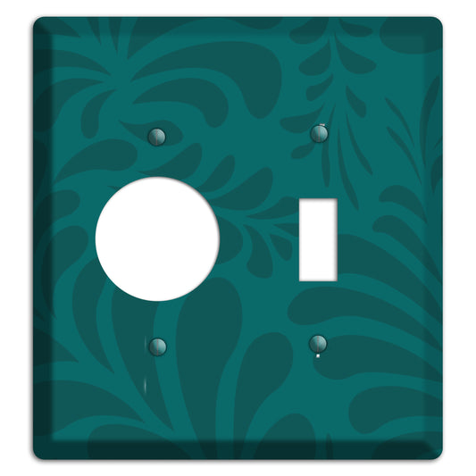 Jade Herati Receptacle / Toggle Wallplate