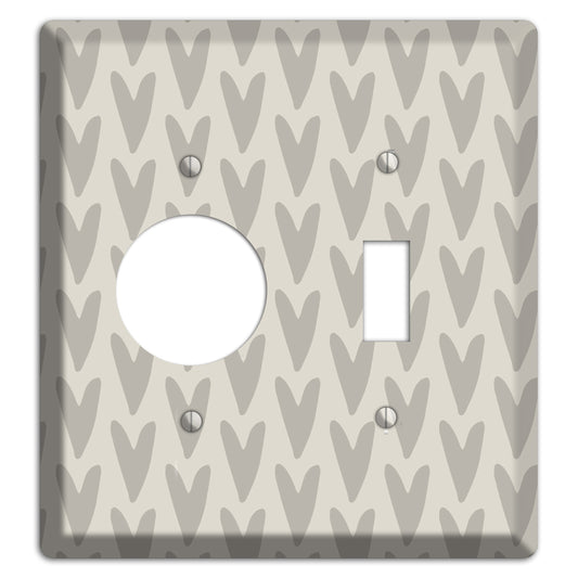 Simple Scandanavian Style I Receptacle / Toggle Wallplate